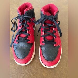 Red Air Jordan Sneakers for Kids